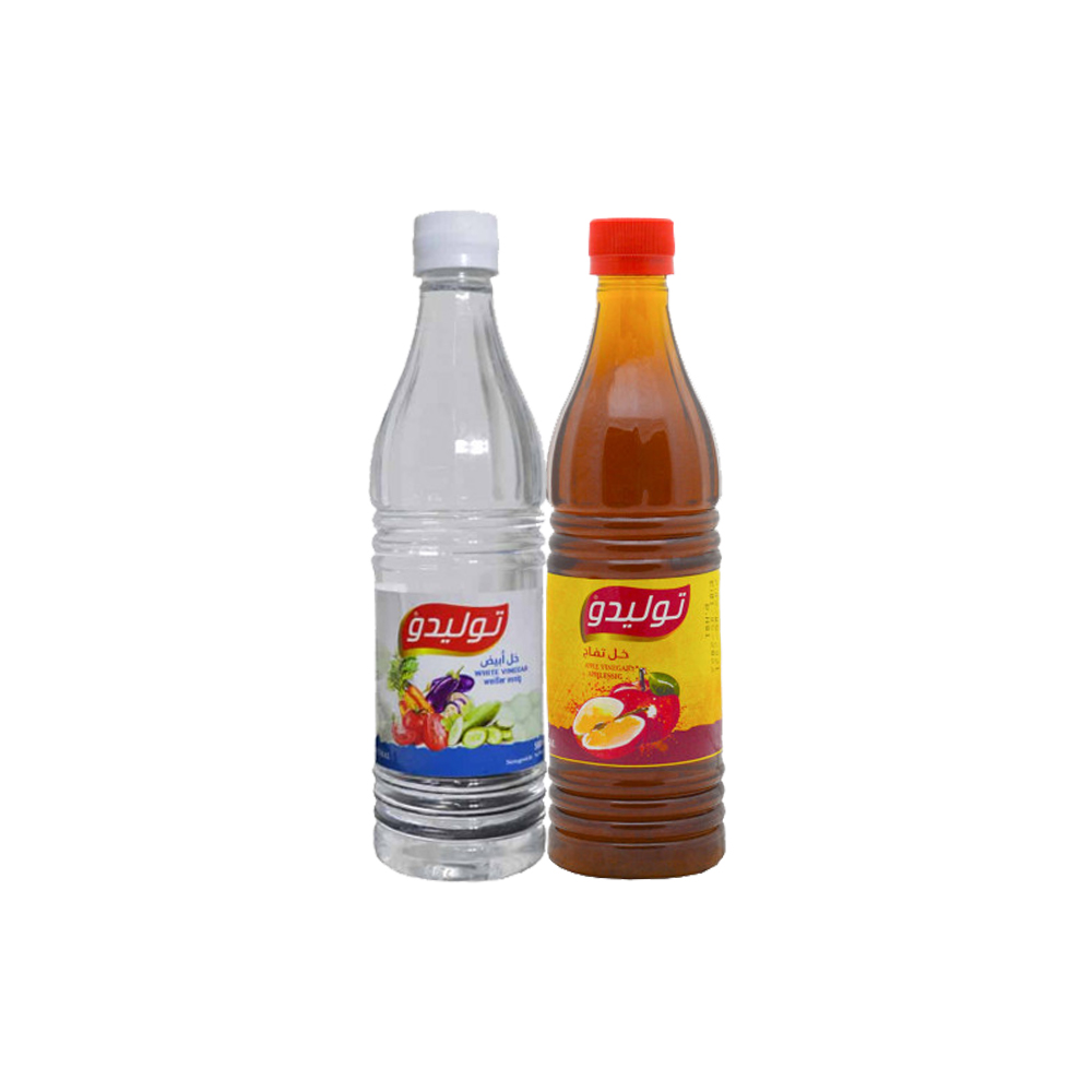 tolido - White Vinegar 500 ml + Apple Vinegar 500 ml