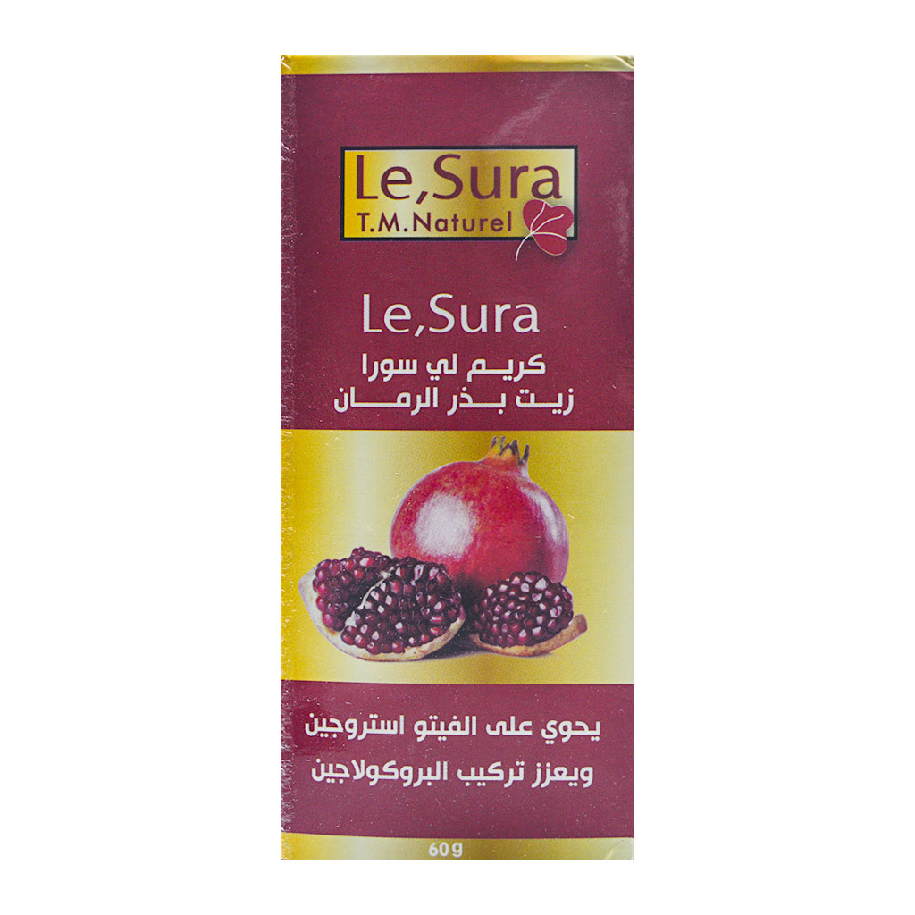 LeSura - Pomegranate seed oil Cream promont the combination of procollagen 60 Grams