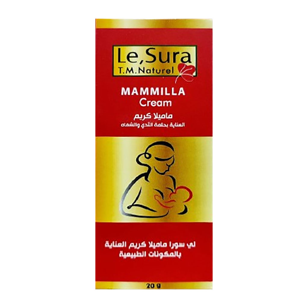 LeSura - Mammilla Cream for care of mammilla & lips 20 Grams