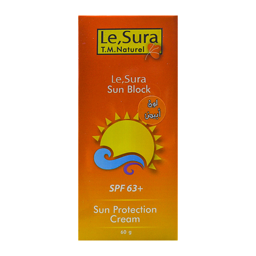 LeSura - Sun Protection Cream +63 White 60 Grams