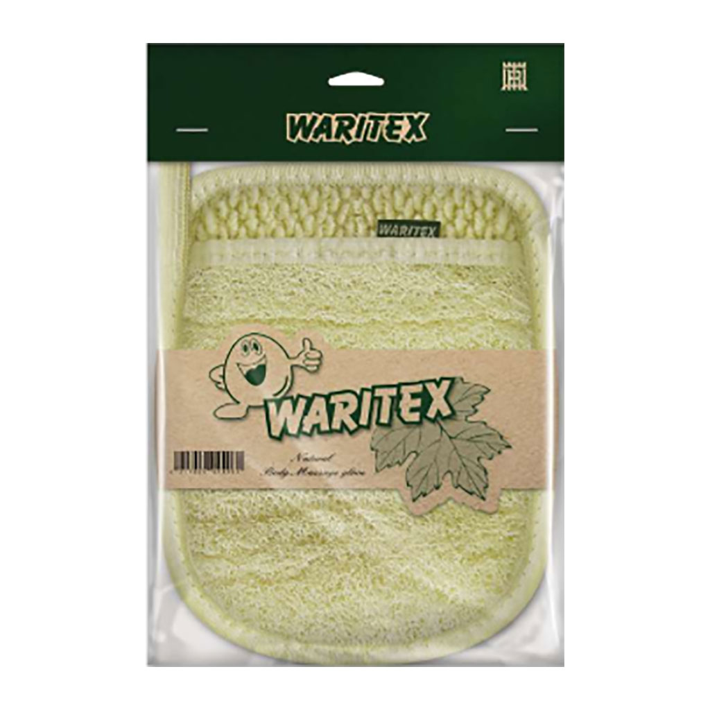 Waritex - Natural Back Massage Oval Loofah with Rope Handle