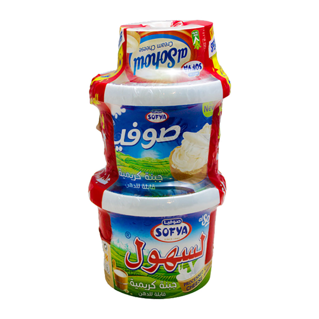 alSohoul - Spead Cheese + SOFYA Spread Cheese + 100 Grams Free