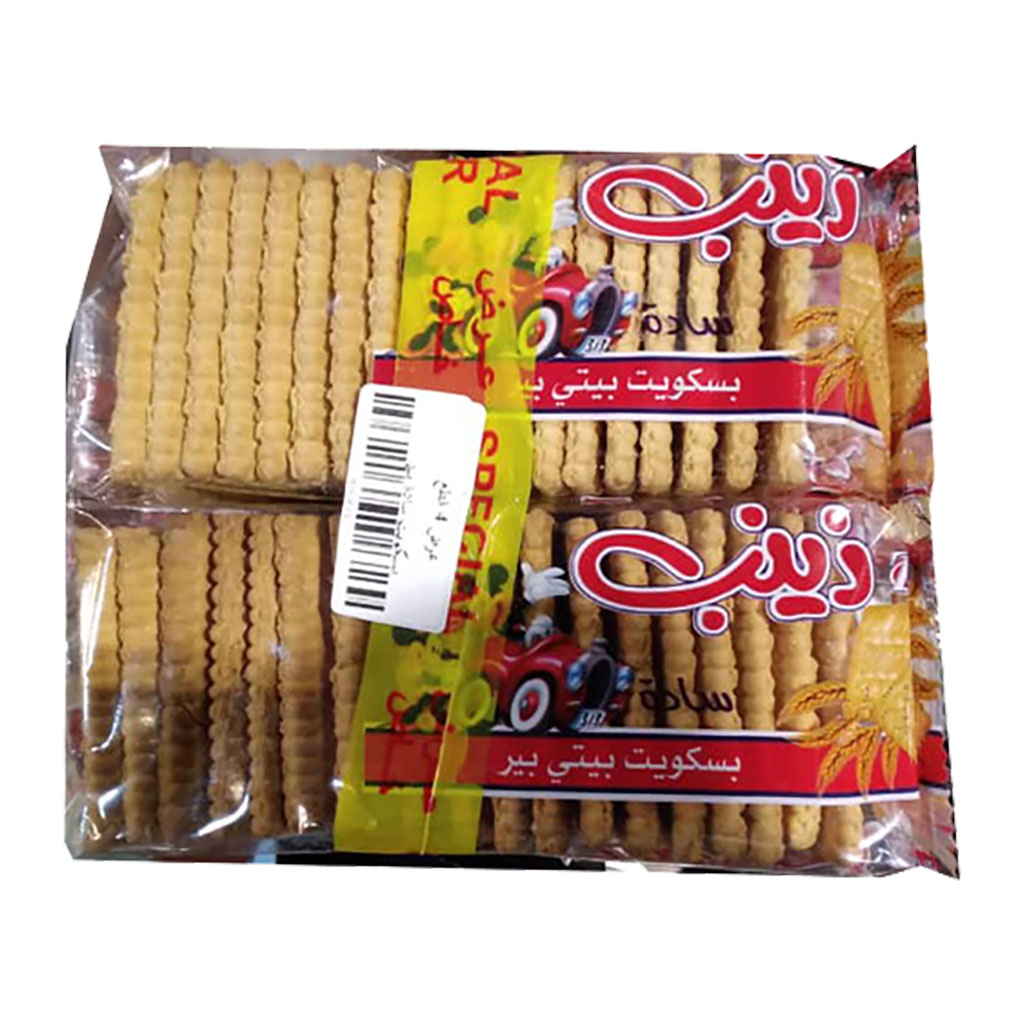 زينب - بسكويت سادة بيتي بير 4 قطع