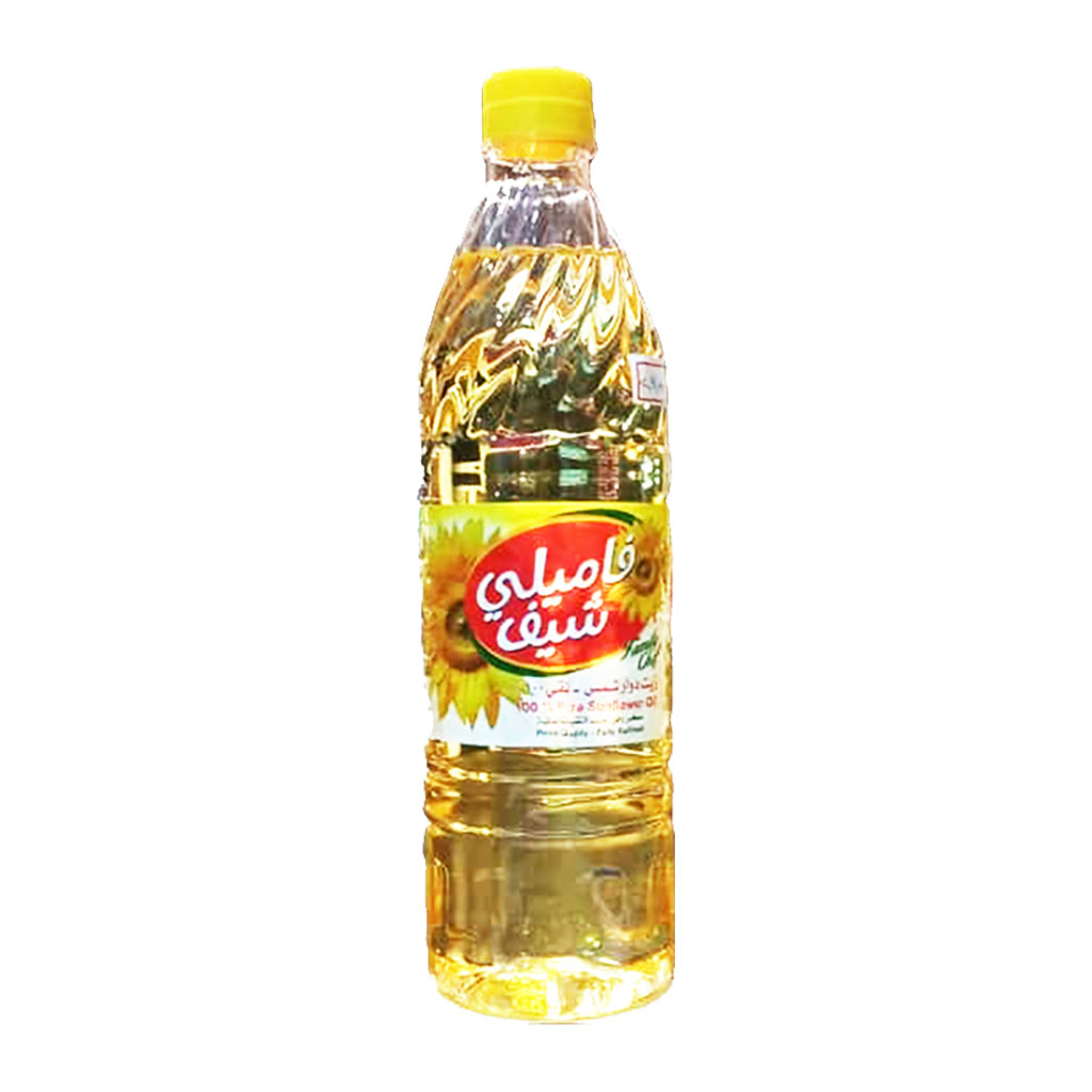 فاميلي شيف - زيت دوار الشمس 1 لتر