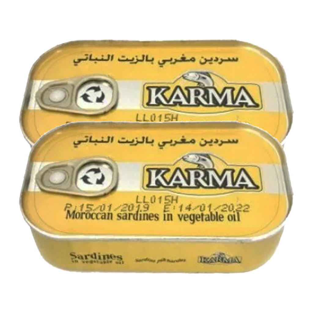 Karma - Moroccan Sardines in Hot vegetable oil 2 pcs