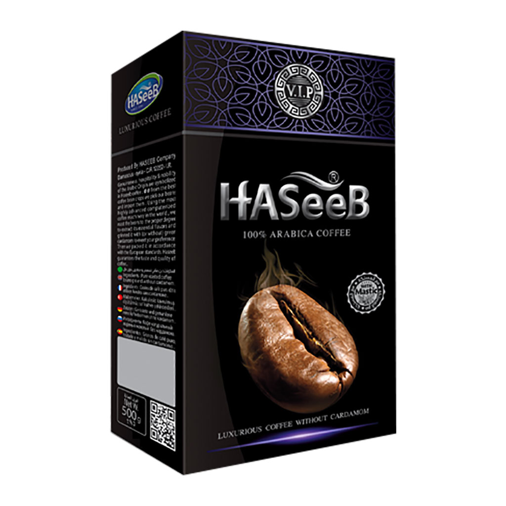 HASeeB Café - Luxurious Arabic Coffee without Cardamom 500 Grams