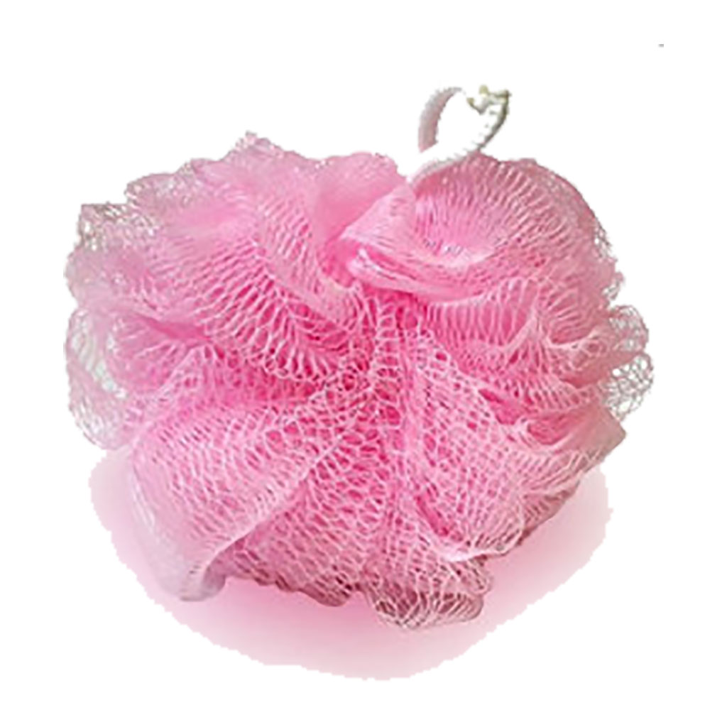 Bath & Shower Pouf Pink