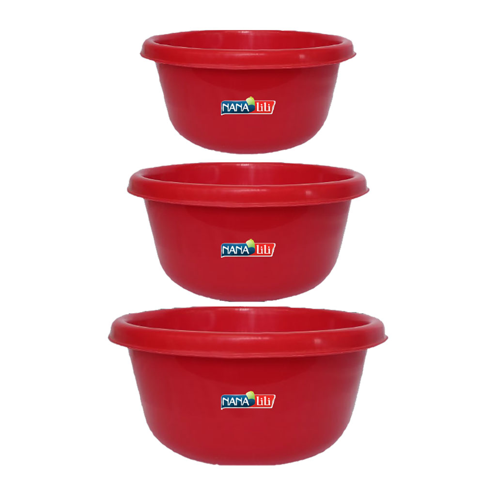 طقم طشت مدور 3 قطع