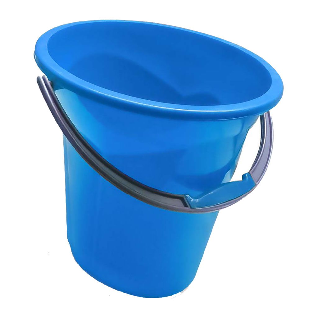 Oval Shaped Plastic Bucket 12 Liter