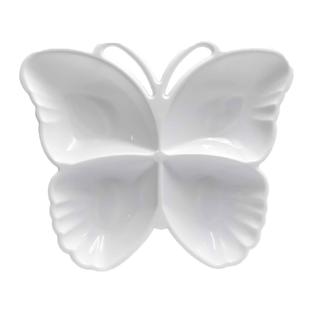 Butterfly Shaped Crystal Dish Large Size