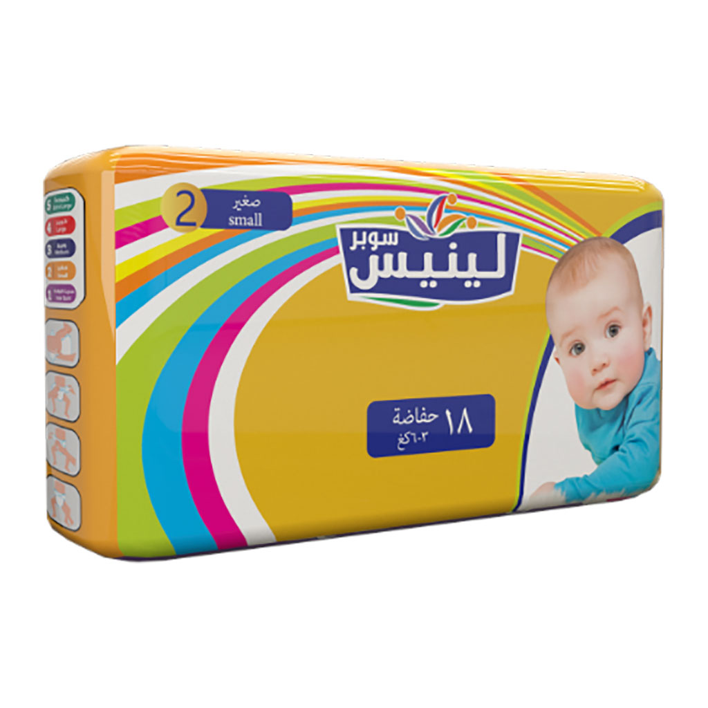 Super Leanness - Baby Diapers Small 3-6 Kg 18 pcs