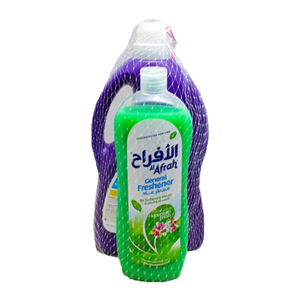 alAfrah - washing liquid 2 Liter + General Freshener 700 ml Gift