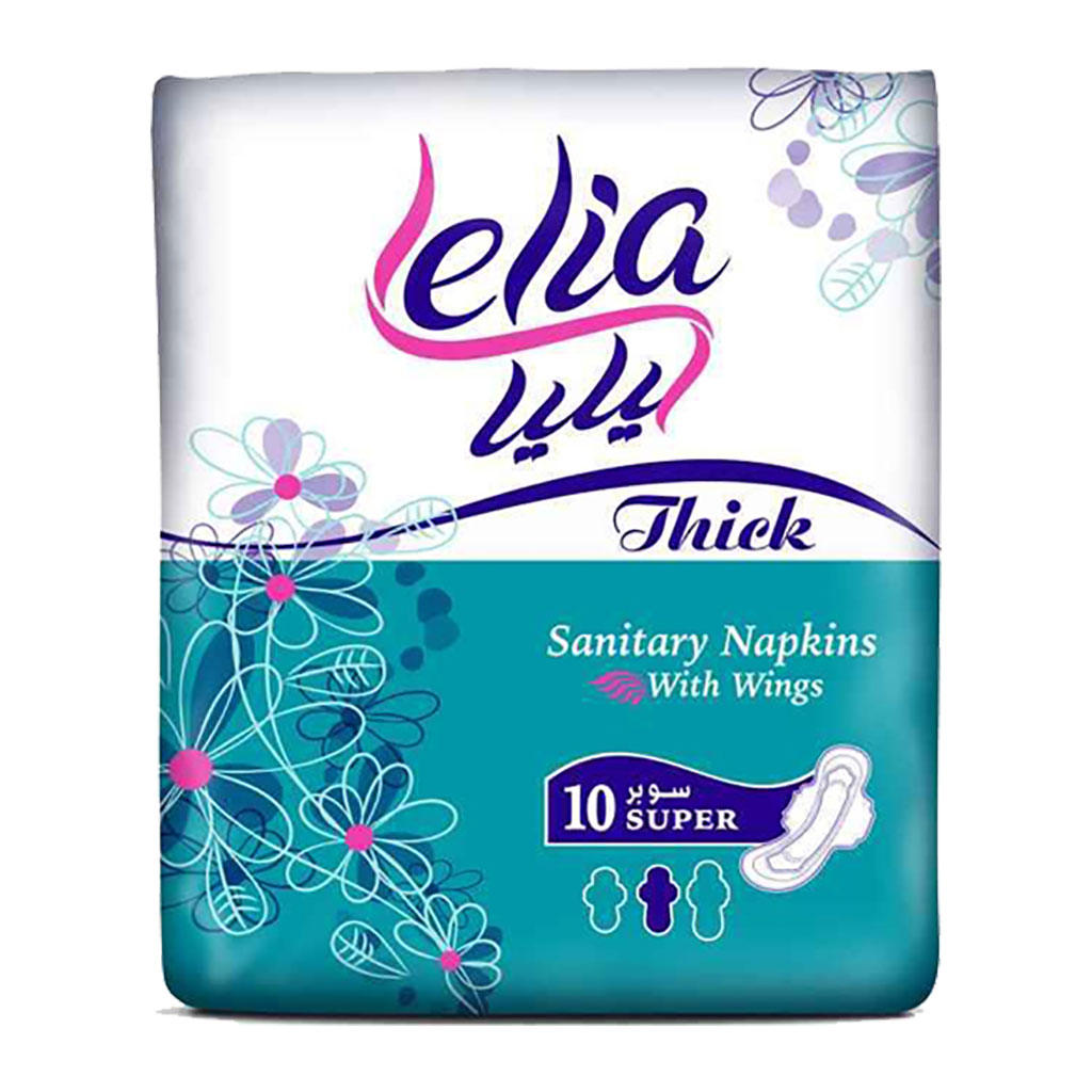 Lelia - Sanitary Napkins with Wings Thick Super 10 pcs