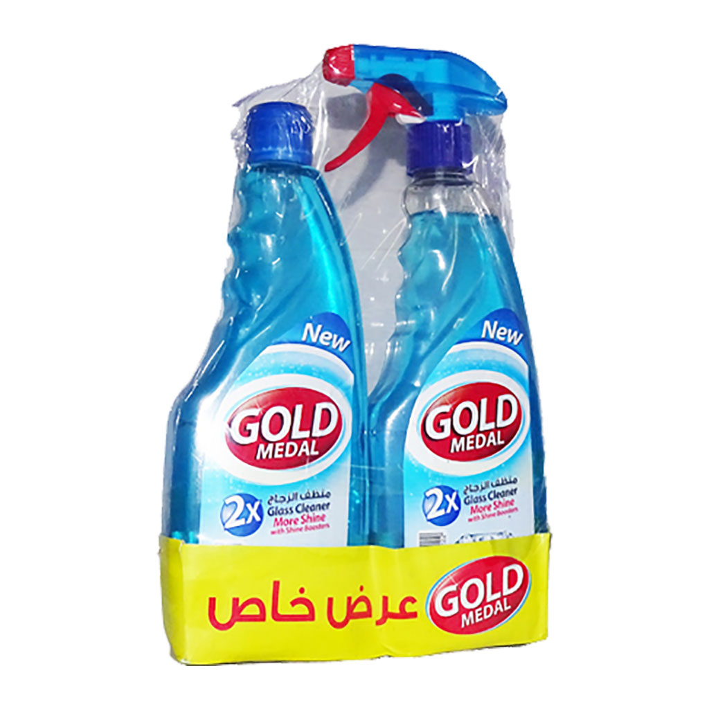 Gold Medal - Glass Cleaner 500 ml 2 pcs