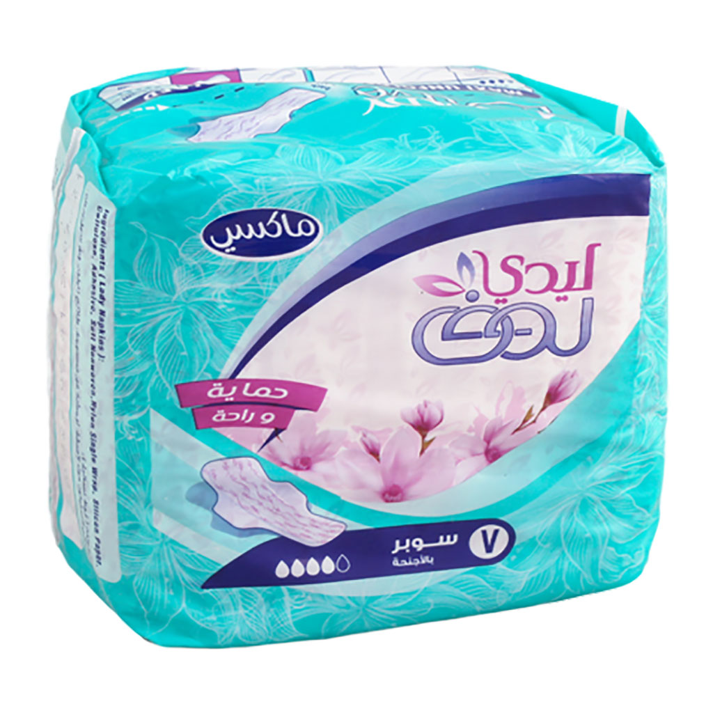 Lady Louve - Sanitary Napkins with Wings Super 7 pcs