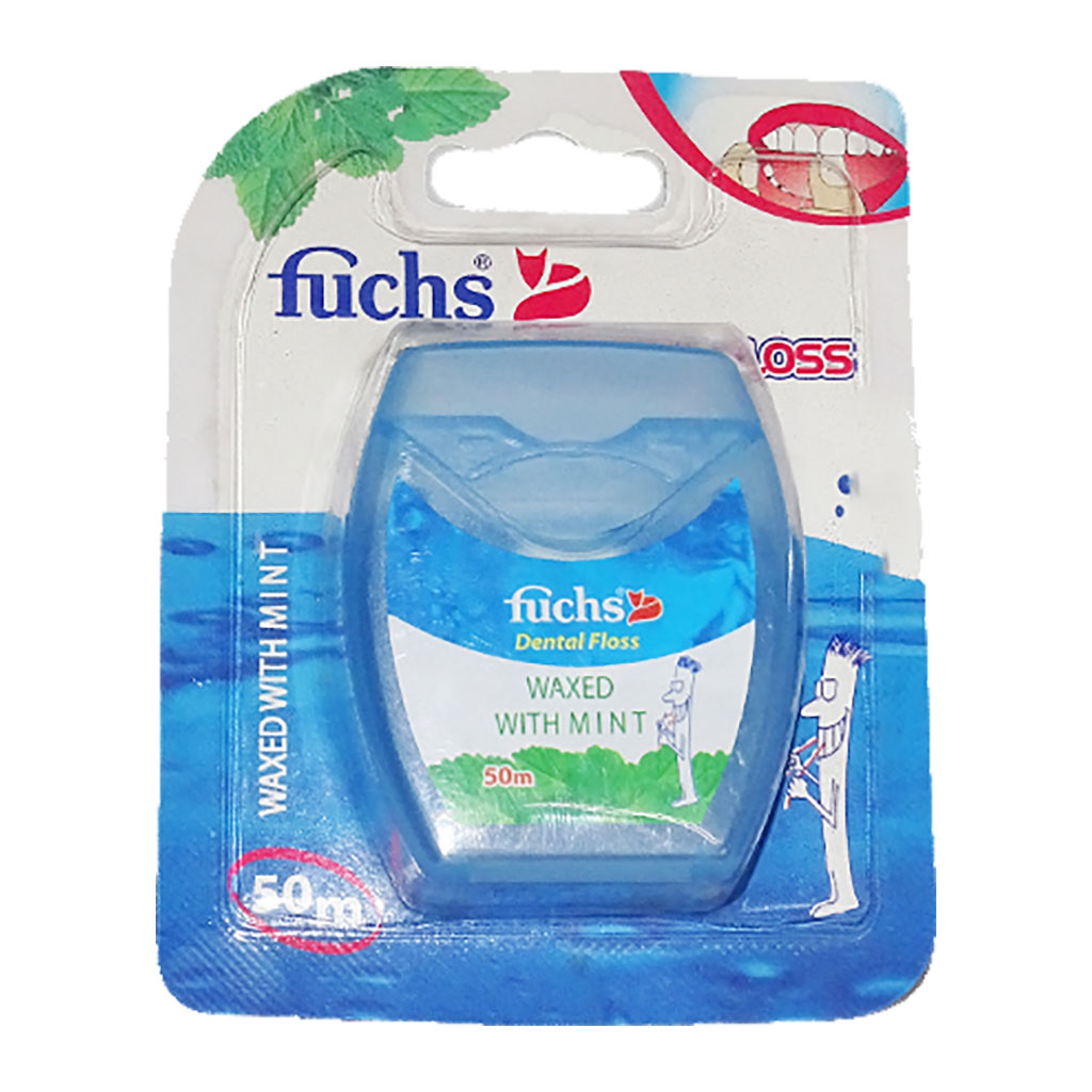 fuchs - Dental Floss Waxed Mint 50 m