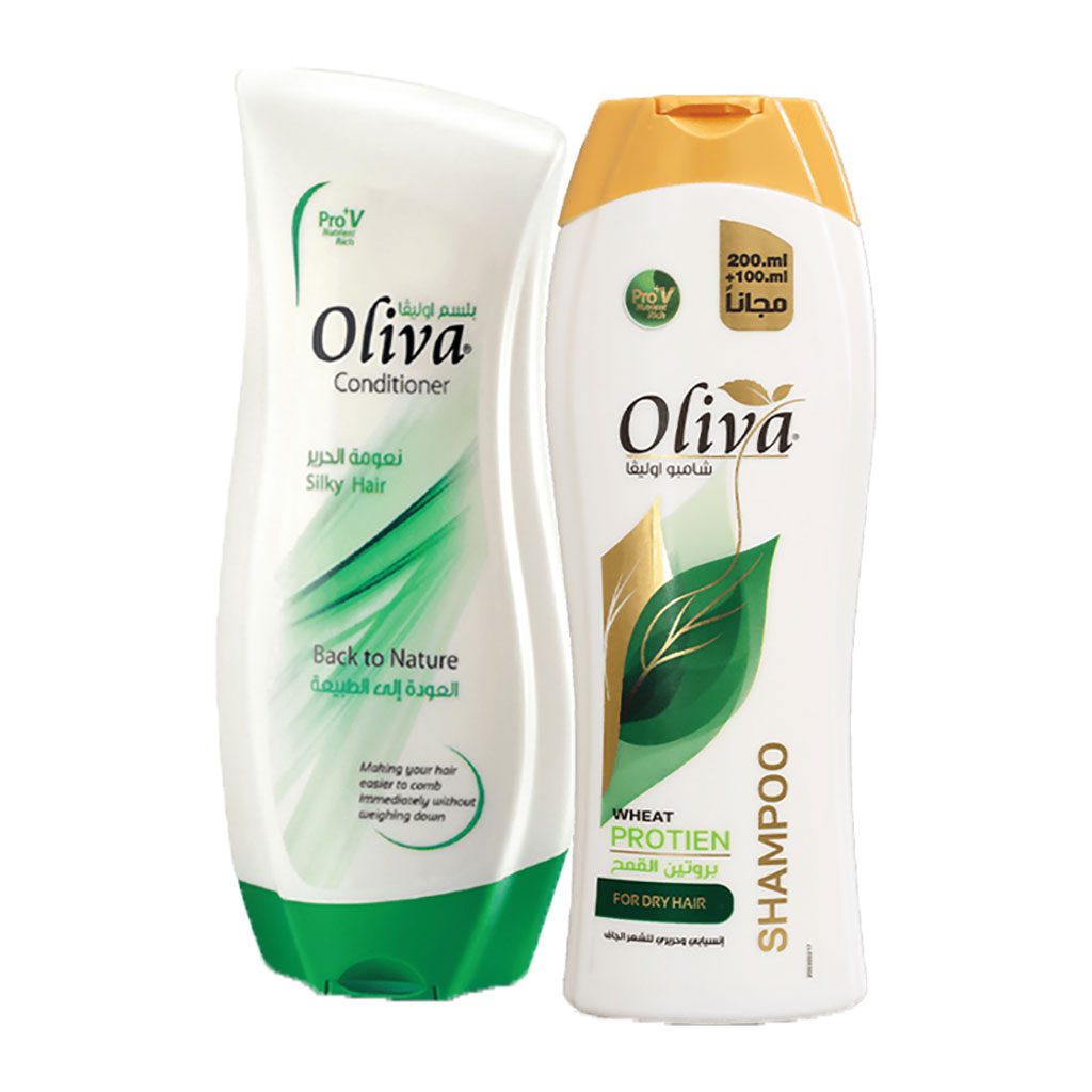 Oliva - Shampoo For Dry Hair 300 ml + Balsem 400 ml