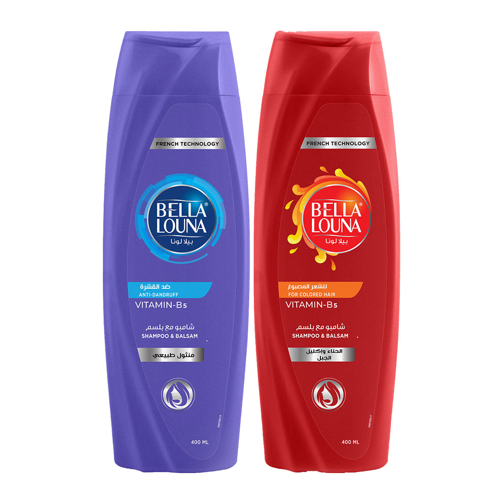 BELLA LOUNA - Shampoo & Balsam 400 ml 2 pcs