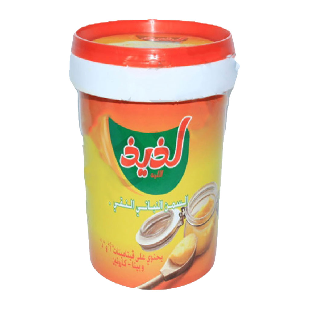 لذيذ - السمن النباتي النقي بلاستيك 1 كغ