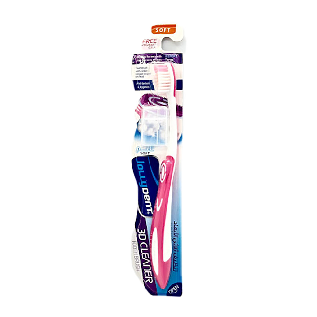 JollyDent - Denty care Tooth, Tonge and Gum Brush with Antibacteria ventilated Cap Soft