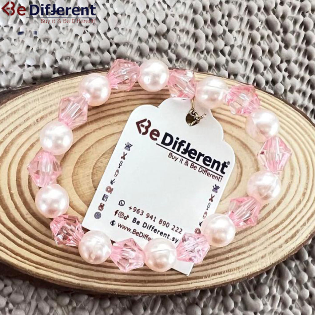 Be Different - Pearls Bracelet Black & Silver