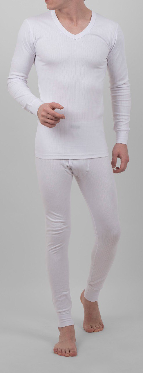 Men's Thermal Underwear Set 100% Cotton