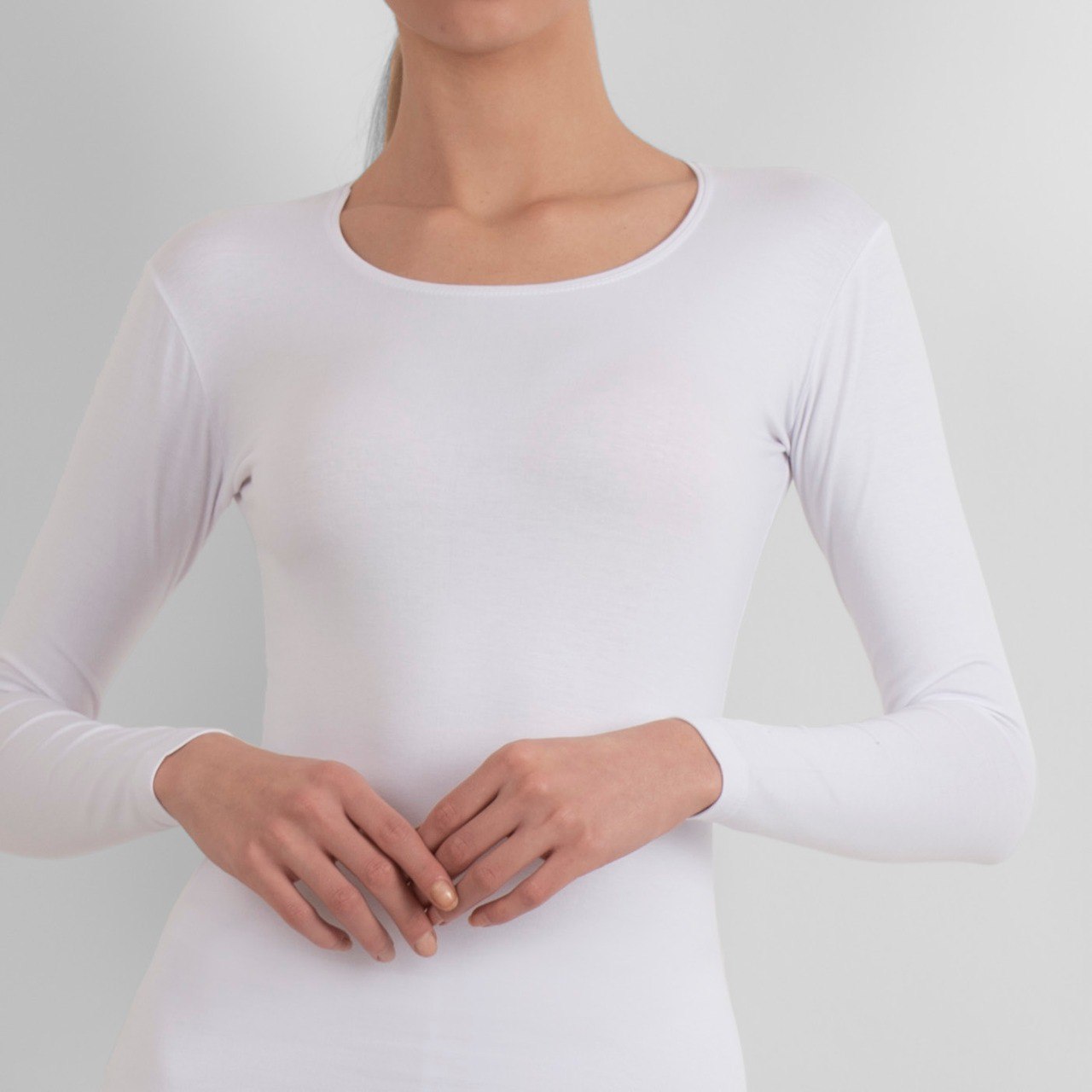 Women's Underwear Stretch Long Sleeve 95% Cotton 5% Elastane 601