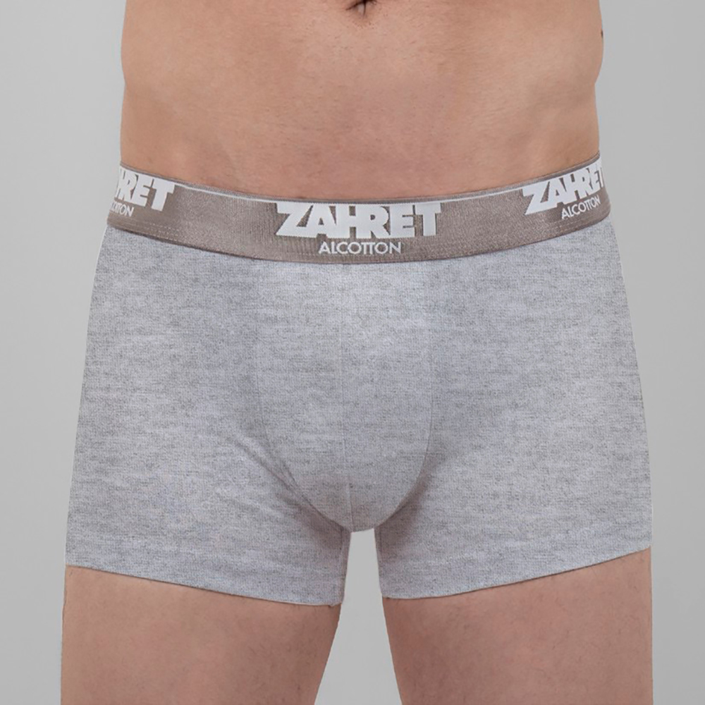 Men's Stretch Hipstar Boxer 85% Cotton 10% Polyster grey 144