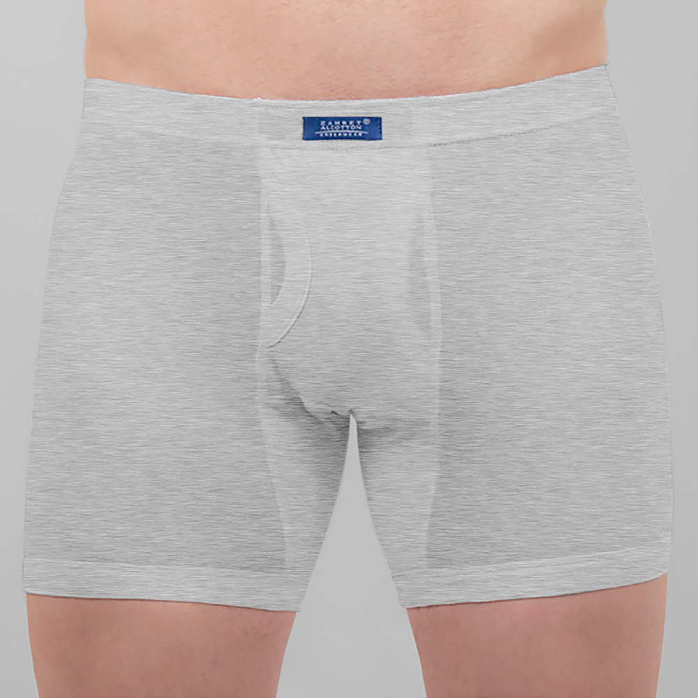 Men's Underwear Trunk Single Jersey 90% Cotton grey 1024