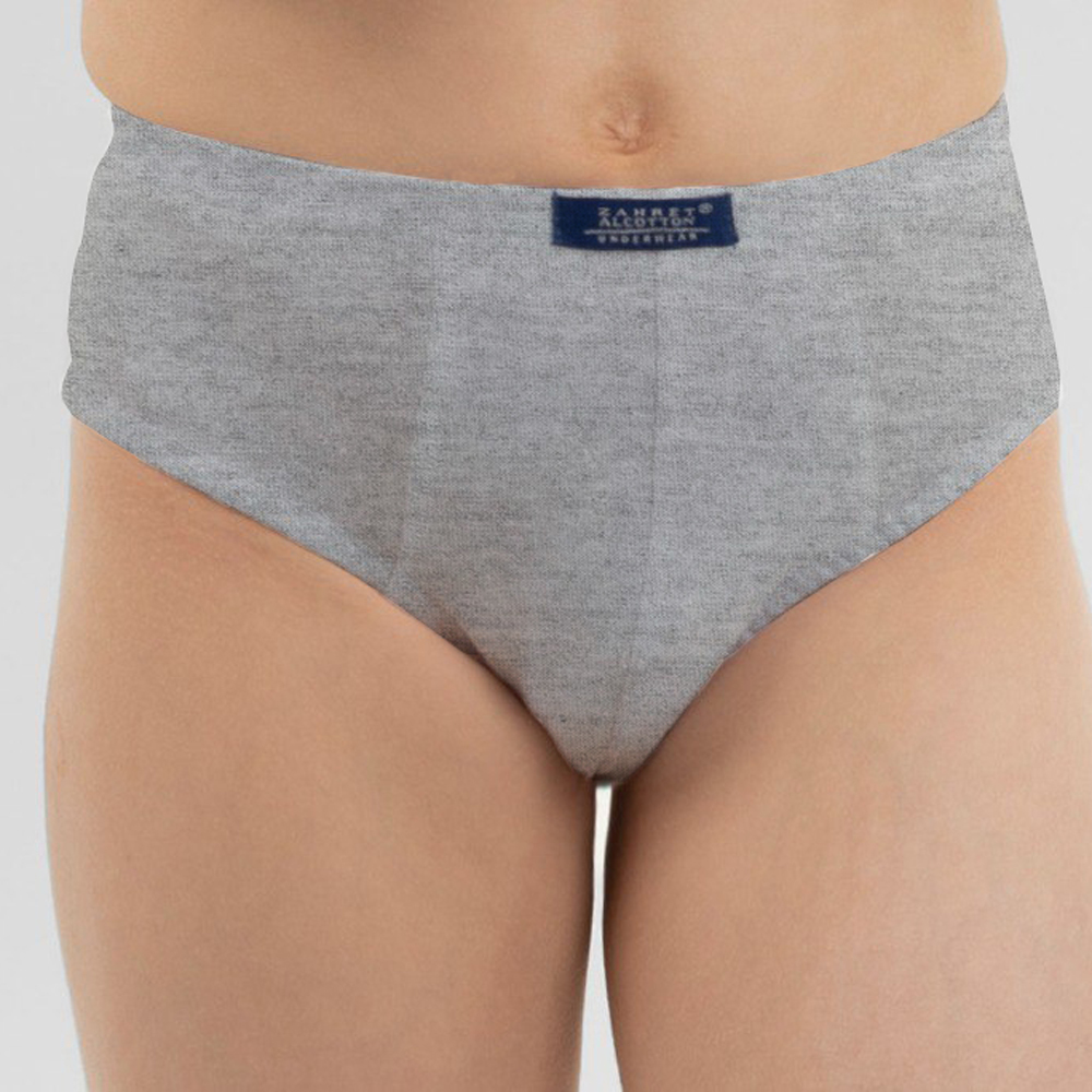 Boy's Underwear Brief Single Jersey 90% Cotton grey 2027