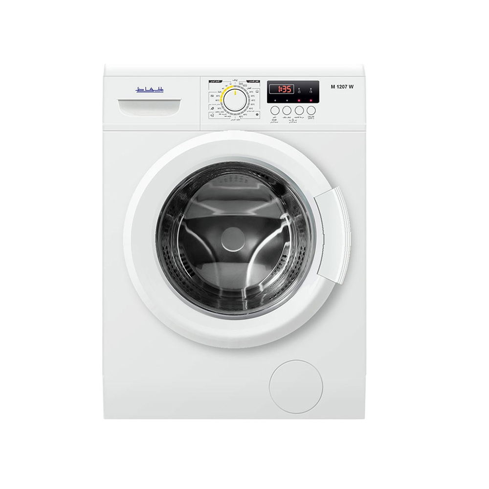 غسالة أتوماتيك 7 كغ بدون شاشة 1200 دورة أبيض M1207WB