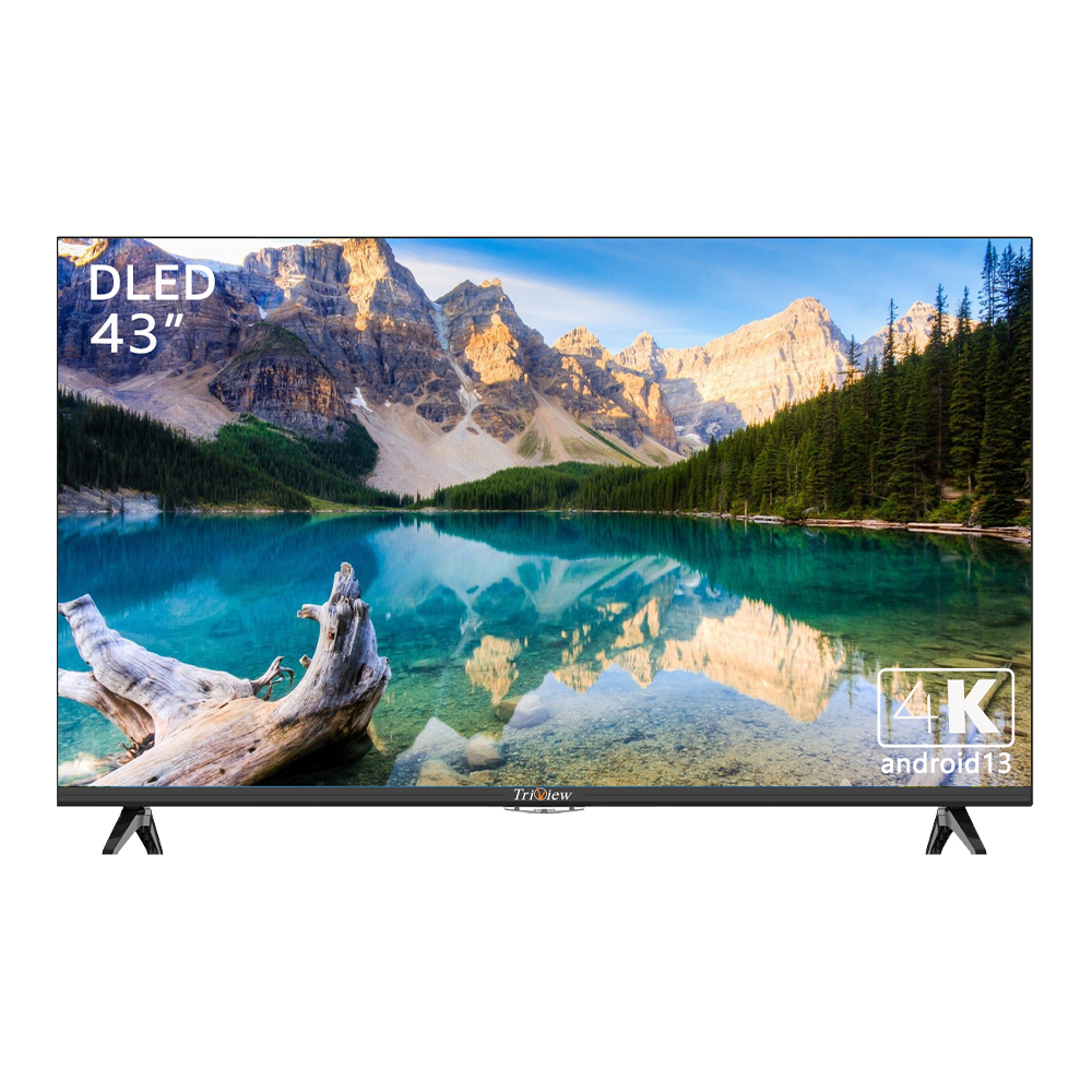 تلفزيون 43 إنش سمارت 4k بدون إطار أندرويد13 4345USC13