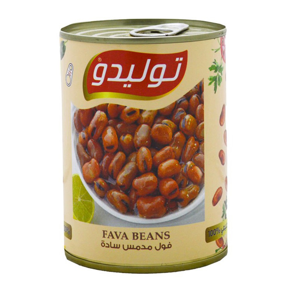 توليدو - علبة فول مدمس سادة 200 غرام
