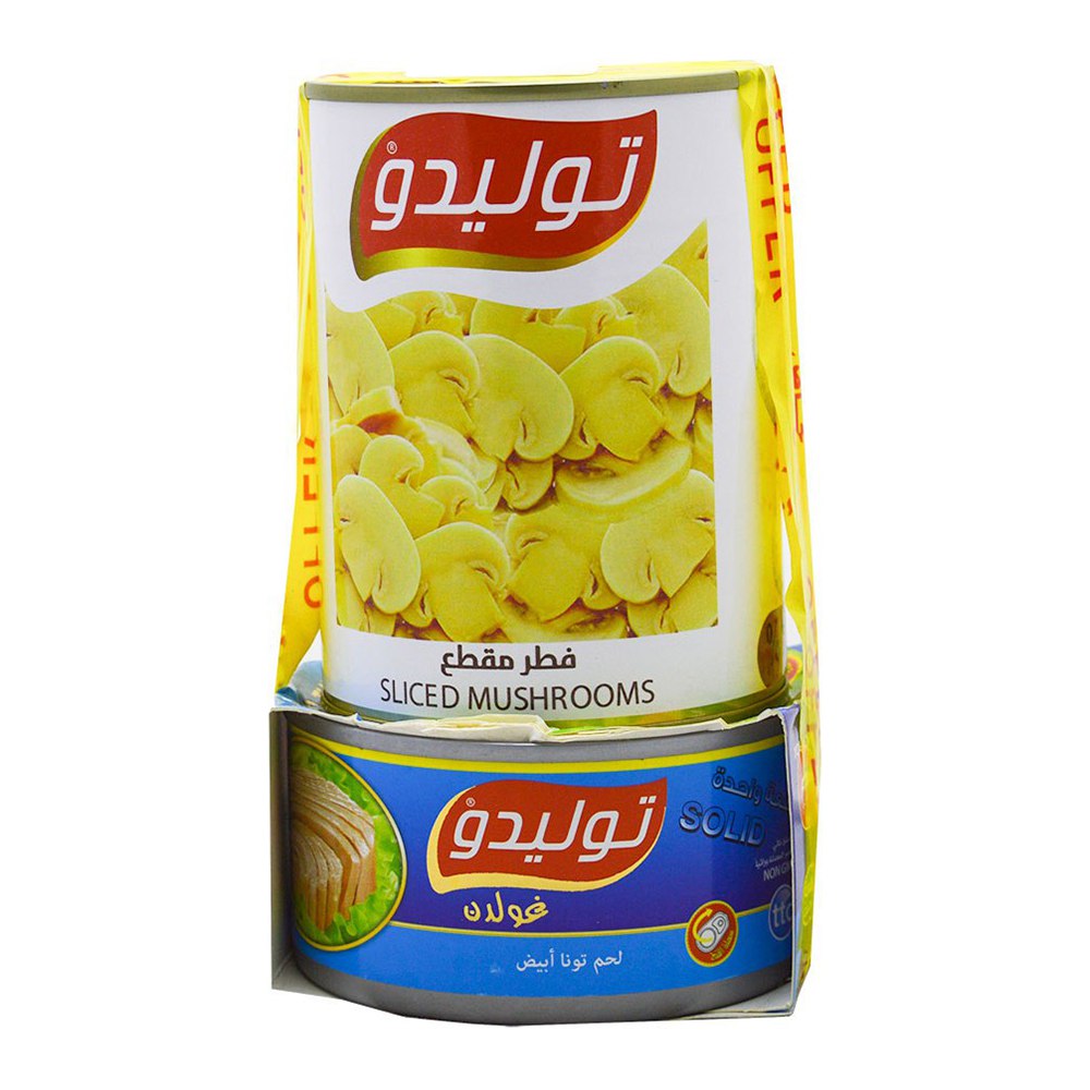 توليدو - عرض خاص علبة فطر مقطع وعلبة تونا