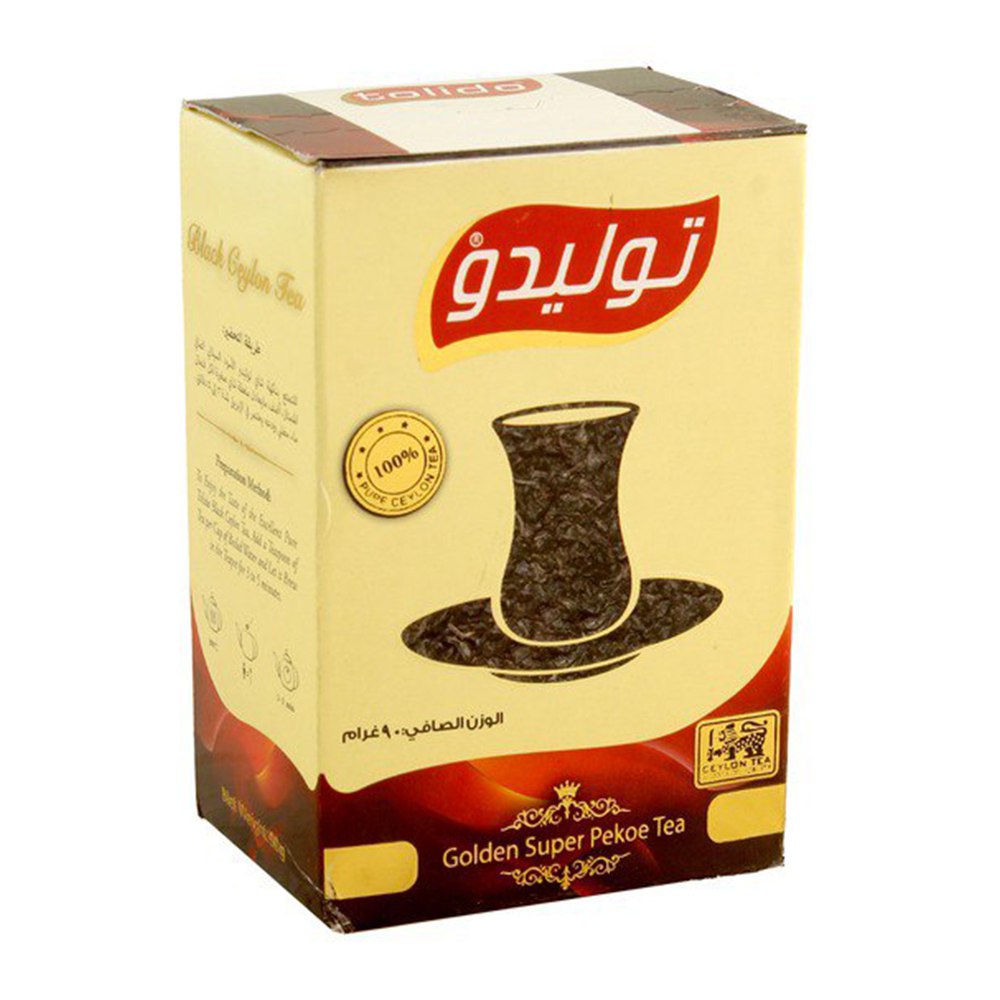 توليدو - شاي أحمر سوبر بيكو الذهبي 90 غرام