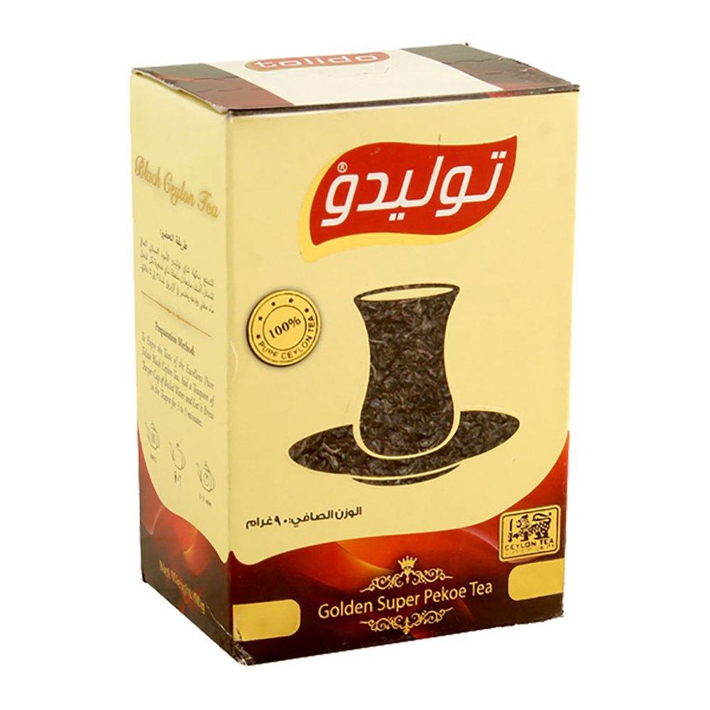توليدو -  شاي أحمر سوبر بيكو الذهبي 90 غرام
