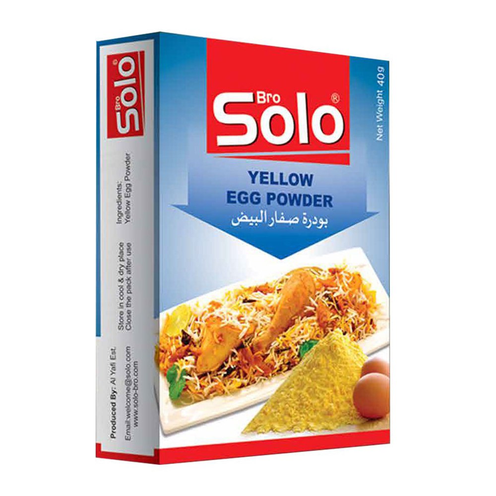 Solo - Eggs Yolk Powder 40 Grams