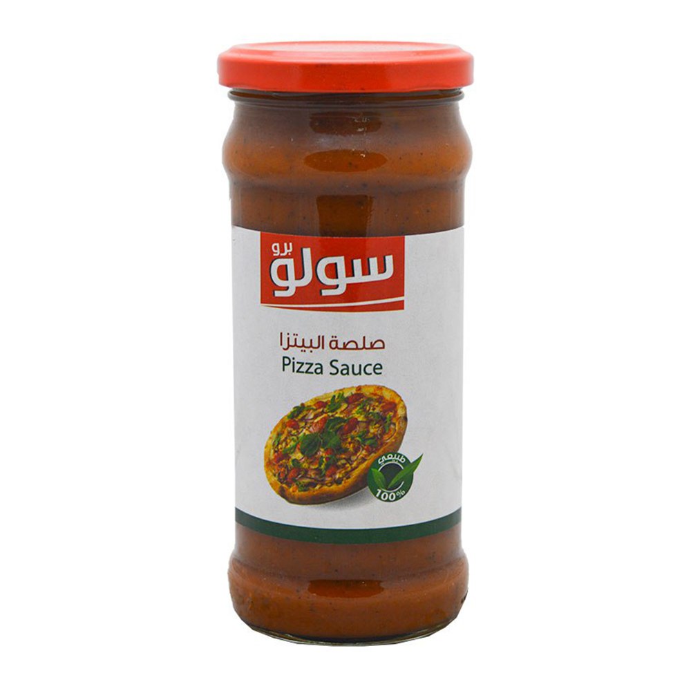 سولو - صلصة البيتزا زجاج 350 غرام
